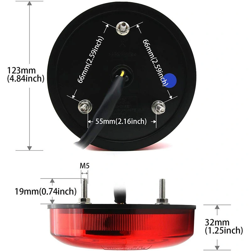 LED Light Truck Tail Light with E-MARK/Adr Lt111