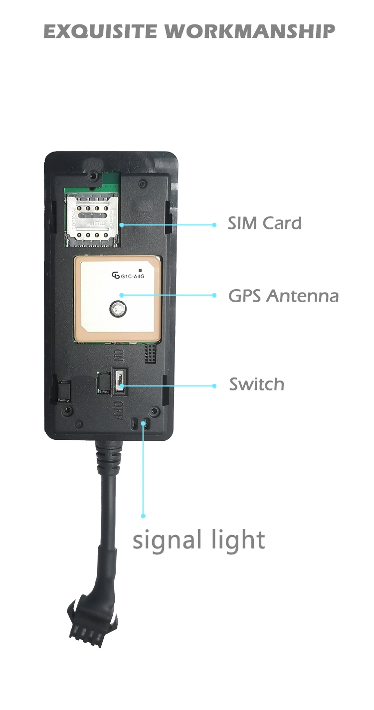 Upgraded 4G Mt45 GPS Tracker with Turn-Over Alarm, Optional Sos Buttion-Kg08