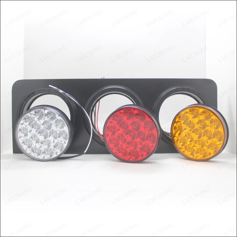 Lmusonu Jy-2008 Red Yellow White LED Tail Light for Truck Bus Waterproof