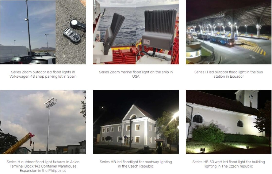 Bus Station Lighting 300W 200W 100W Outdoor Flood Lights