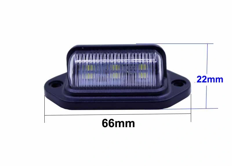 LED License Plate Light Waterproof Courtesy Dome/ Roof Trunk/Cargo Underhood Lamp for Truck SUV Trailer Van RV Trucks Boats