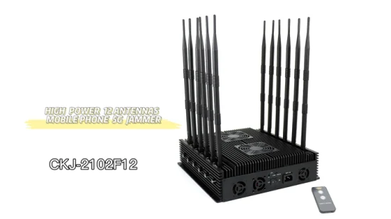 85 watts poderoso 12 antenas telefone celular 3G 4G 5g Lora Lojack bloqueador de sinal