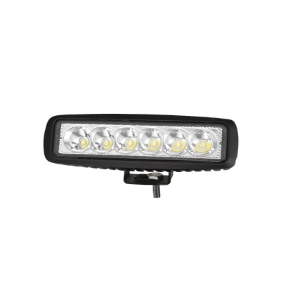 Baixo custo preto 18W 6 polegadas Slim Emark 12V/24V Epistar LED luz de trabalho para off road 4X4