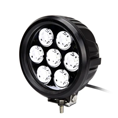 Faróis de condução LED 12V 24V 7 polegadas 70W Spot Flood Beam para caminhões SUV Atvs