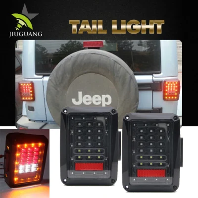 Licença de parada Jeep Yj Tj Jk Cj Backup Reverse Atacado Caminhão Jeep Reboque Luzes traseiras de LED